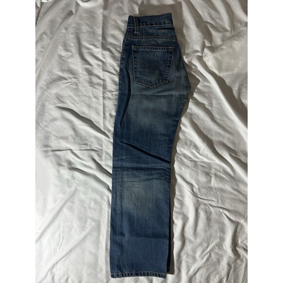 Levi's 505 Straight Leg Medium Wash Regular Fit Women’s Blue Jeans 12 Slim New - Picture 4 of 10